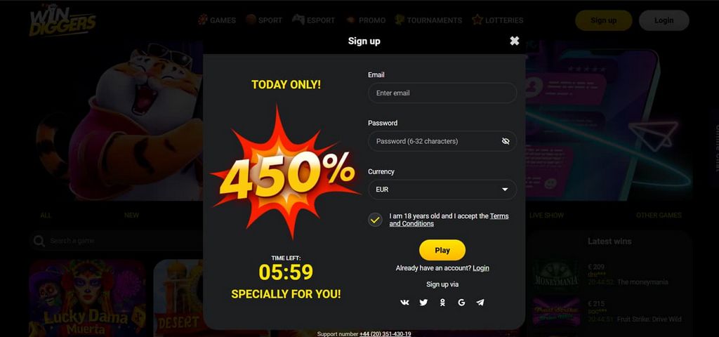 Win Diggers Online Casino Reviews from Athletes
